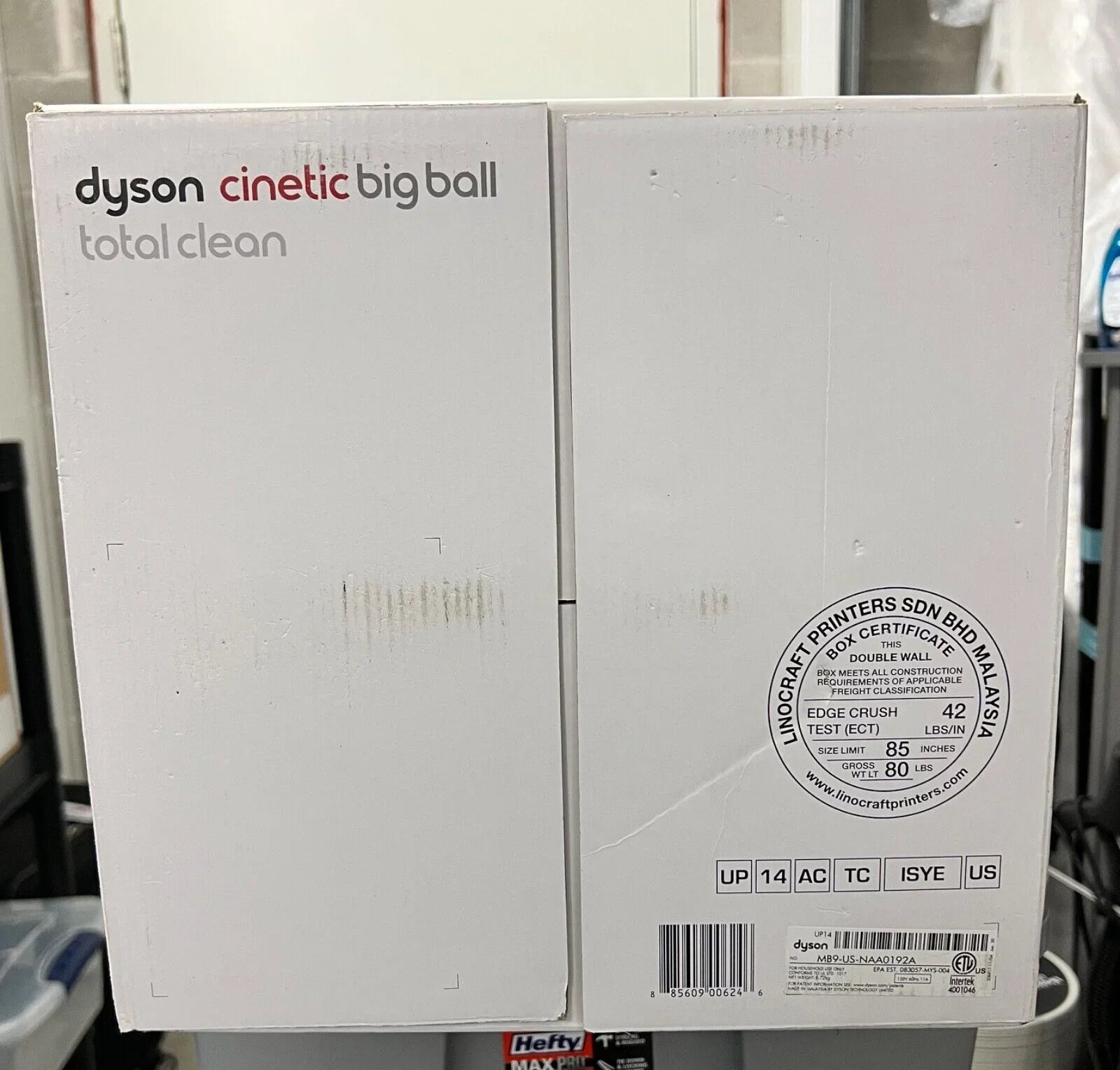 Dyson Cinetic Big Ball Total Clean Upright Vacuum | Yellow/Iron | New