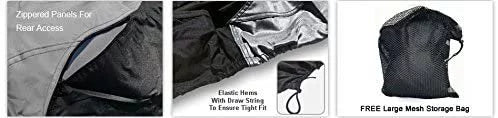 proof Jet Ski Shield Yamaha EXR 2021 - Gray/Black Color - All - Trailerable - Protects from Rain, Sun, UV Rays, and More! Includes Trailer Straps and Storage Bag
