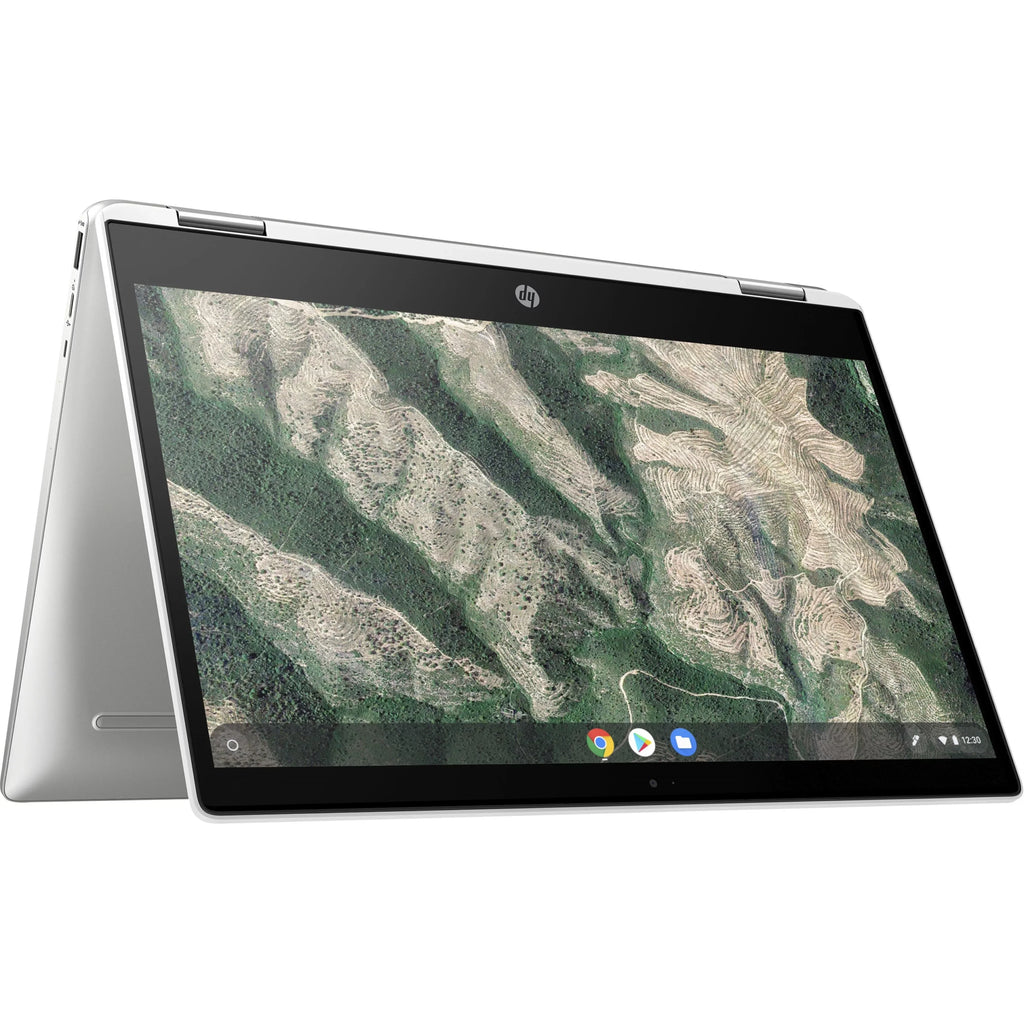 HP Chromebook x360 14b-ca0645cl 14" Touch 4GB 64GB X21.1GHz,Ceramic White (Used)