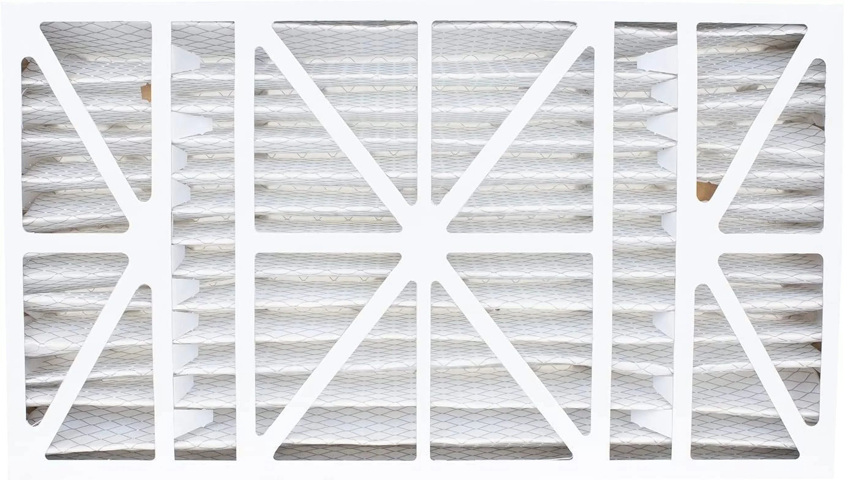 Filterbuy 16x28x6 MERV 13 Pleated HVAC AC Furnace Air Filters Aprilaire Space-Gard 2400 (4-Pack)