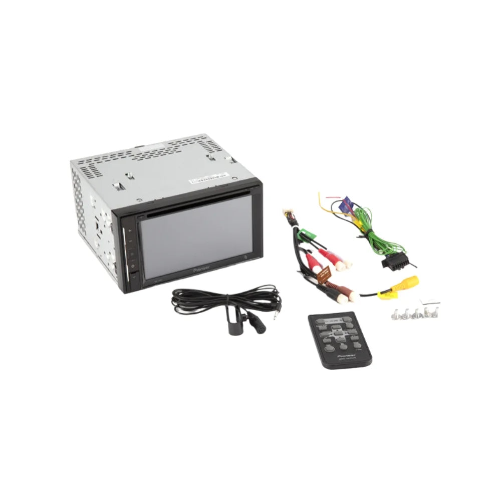 KIT4830 Bundle 1996-1999 Buick Riviera W/ Pioneer Double DIN Car Stereo with Bluetooth/Backup Camera/Installation Kit/in-Dash DVD/CD AM/FM 6.2" WVGA Touchscreen Digital Media Receiver