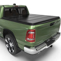 Ledkingdomus 8 ft 96.3" Bed Tonneau Shield Soft Quad-Fold 2002-2023 Dodge Ram 1500 2500 3500