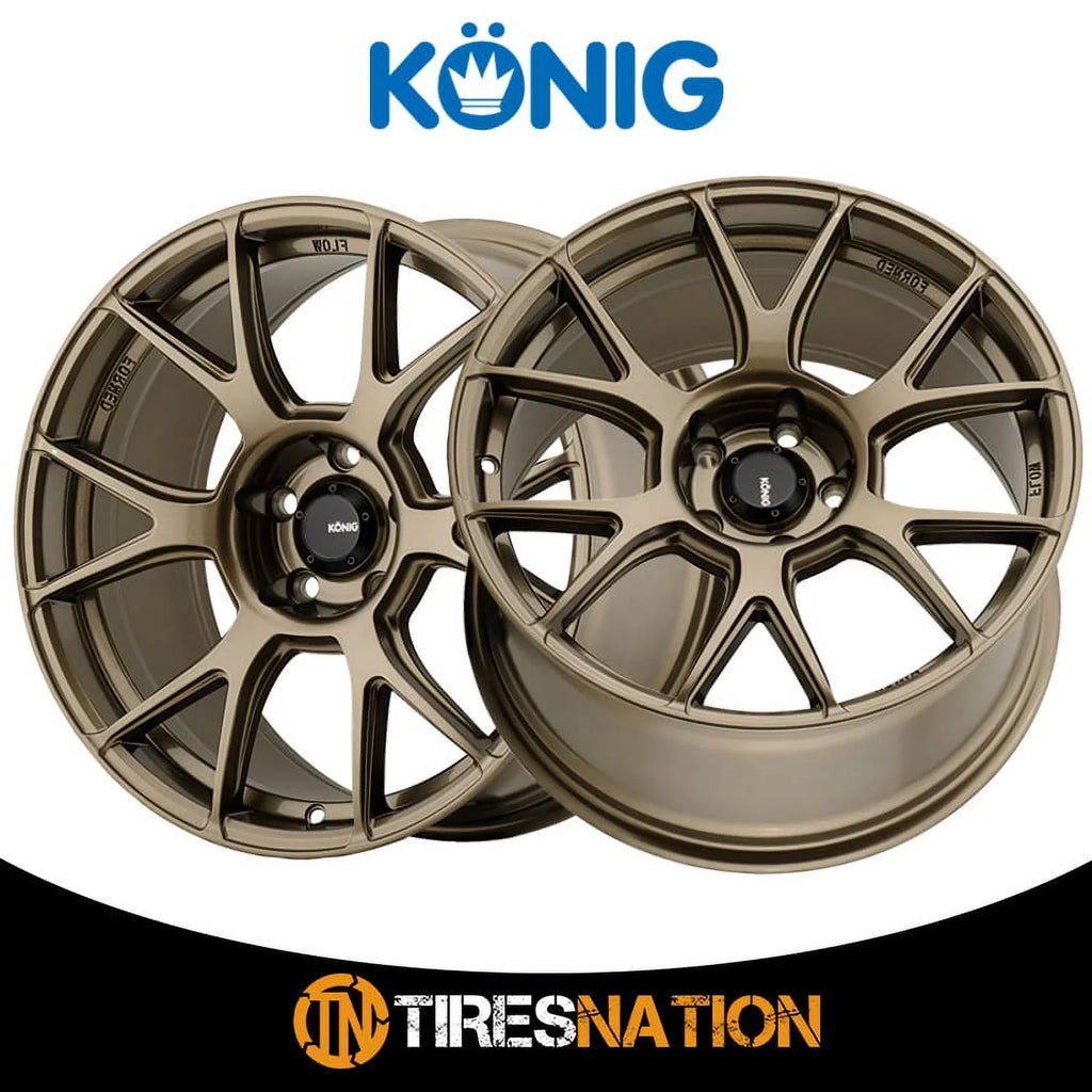 Konig 56BZ Amplim 17x8 5x114.3 +40et Gloss Bronze Wheel