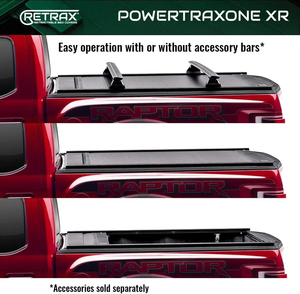 Retrax By Realtruck PowertraxONE XR Retractable Truck Bed Tonneau Shield | T-70862 | With Select 2022-2023 Toyota Tundra w/o Deck Rail System 6' 7" Bed (78.7")