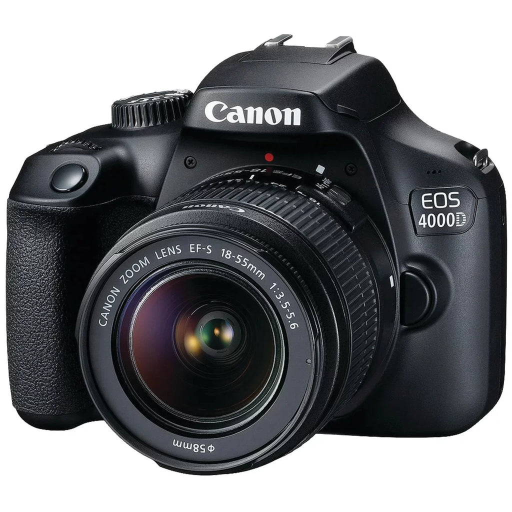 Canon EOS Rebel T100 / 4000D DSLR Camera with 18-55mm Lens, SanDisk 32GB Memory, Tripod, Backpack and ZeeTech Bundle