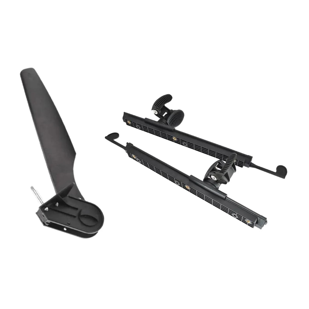 kesoto Kayak Rudder Kayak Foot Pegs Vessel Tail Watercraft Rudder with Foot Brace Pedals Fishing Craft Canoeing Marine Accessories