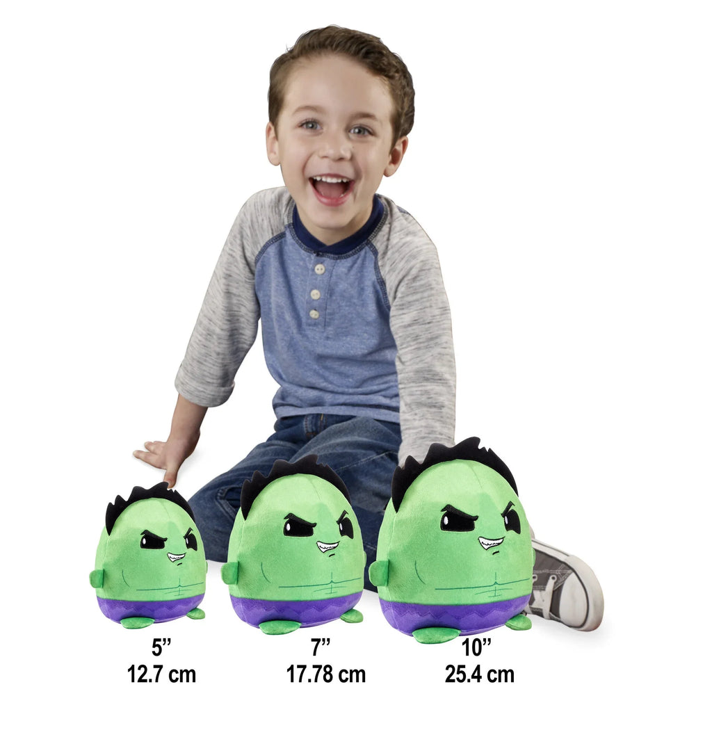 Marvel Cuutopia Hulk Plush Character, 7-in Soft Rounded Pillow Doll 3 Years & Up