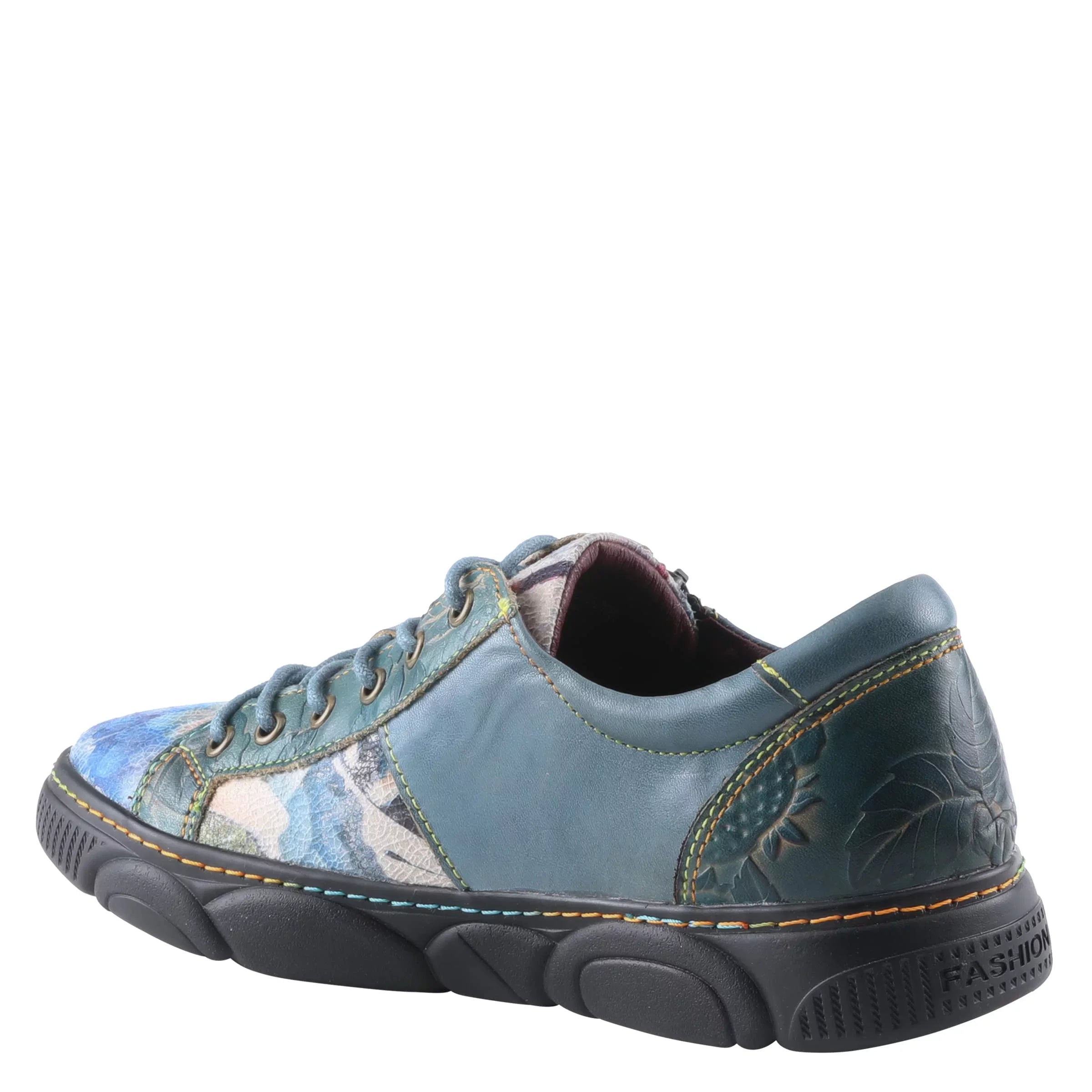 Spring Step L`Artiste Women's Danli-Bloom Sneaker Blue Multi EU 36 / US 5.5-6