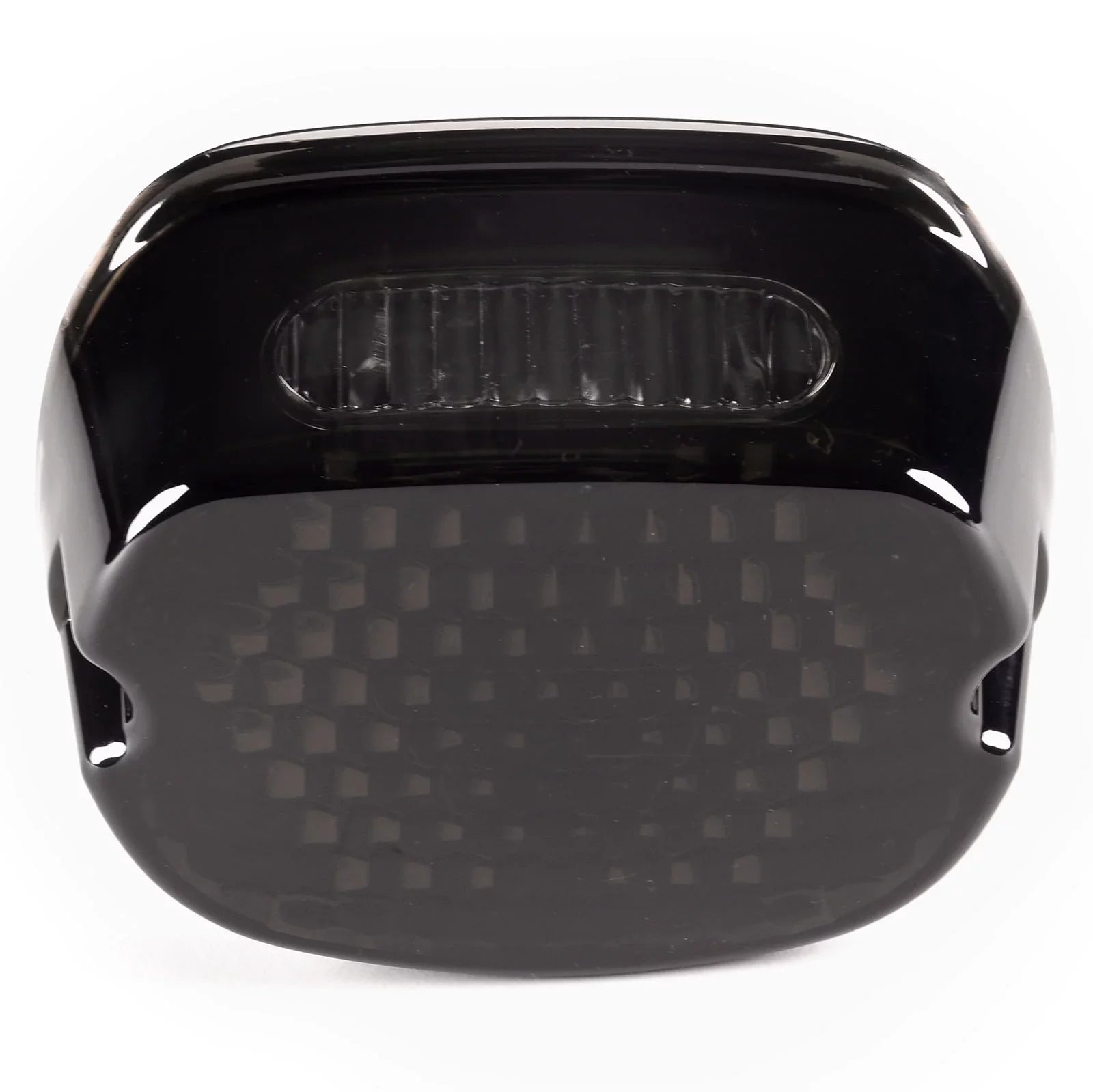Krator Low Profile Smoke LED Tail Light Turn Signals Brake Light Running Light with Harley Davidson Ultra Classic Electra Glide FLHTCU 1999, 2007-2014 - Fits Most 6-1/4" Round Headlights