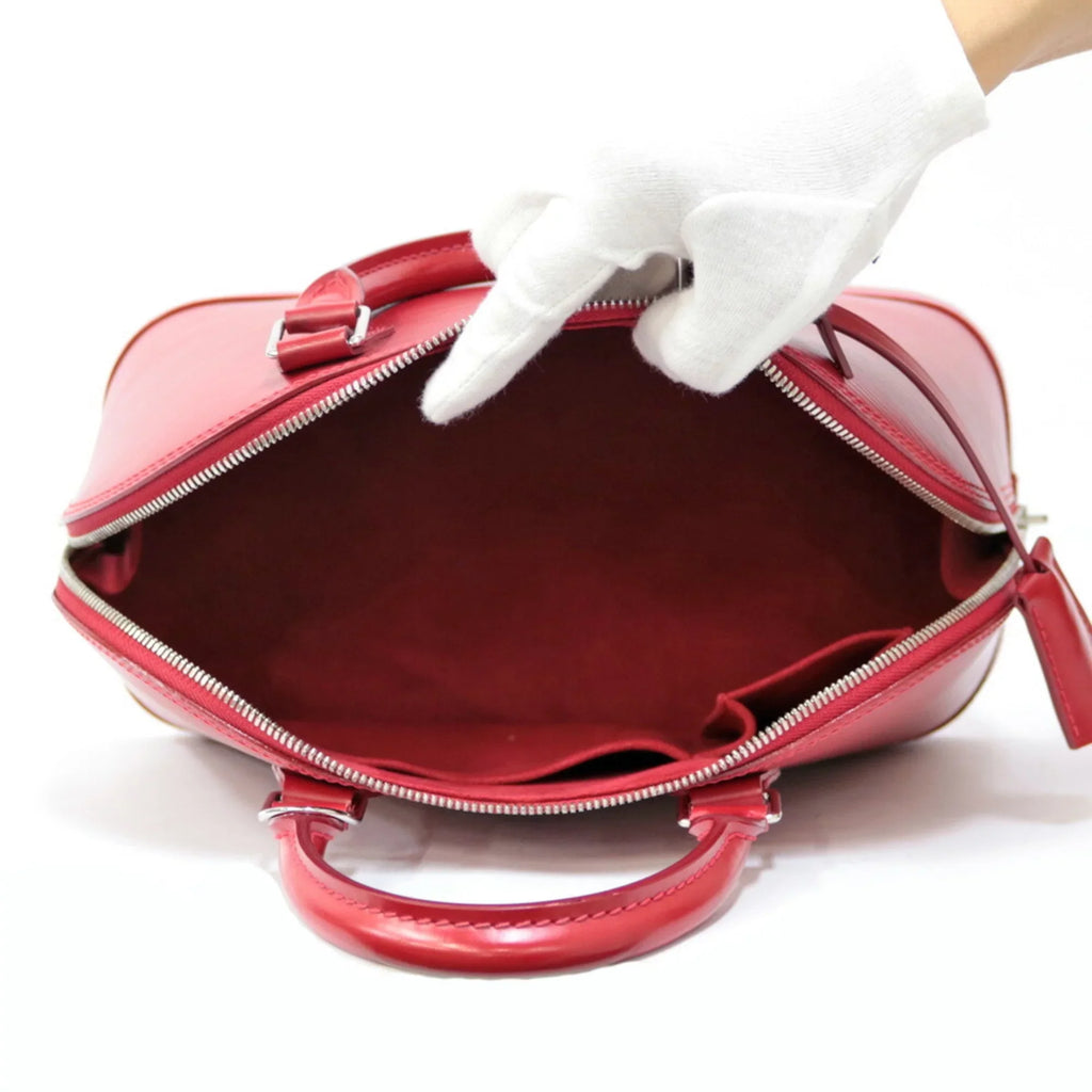 Pre-Owned LOUIS VUITTON Louis Vuitton Handbag Epi Arma M4058E Red Carmine Ladies Leather (Good)