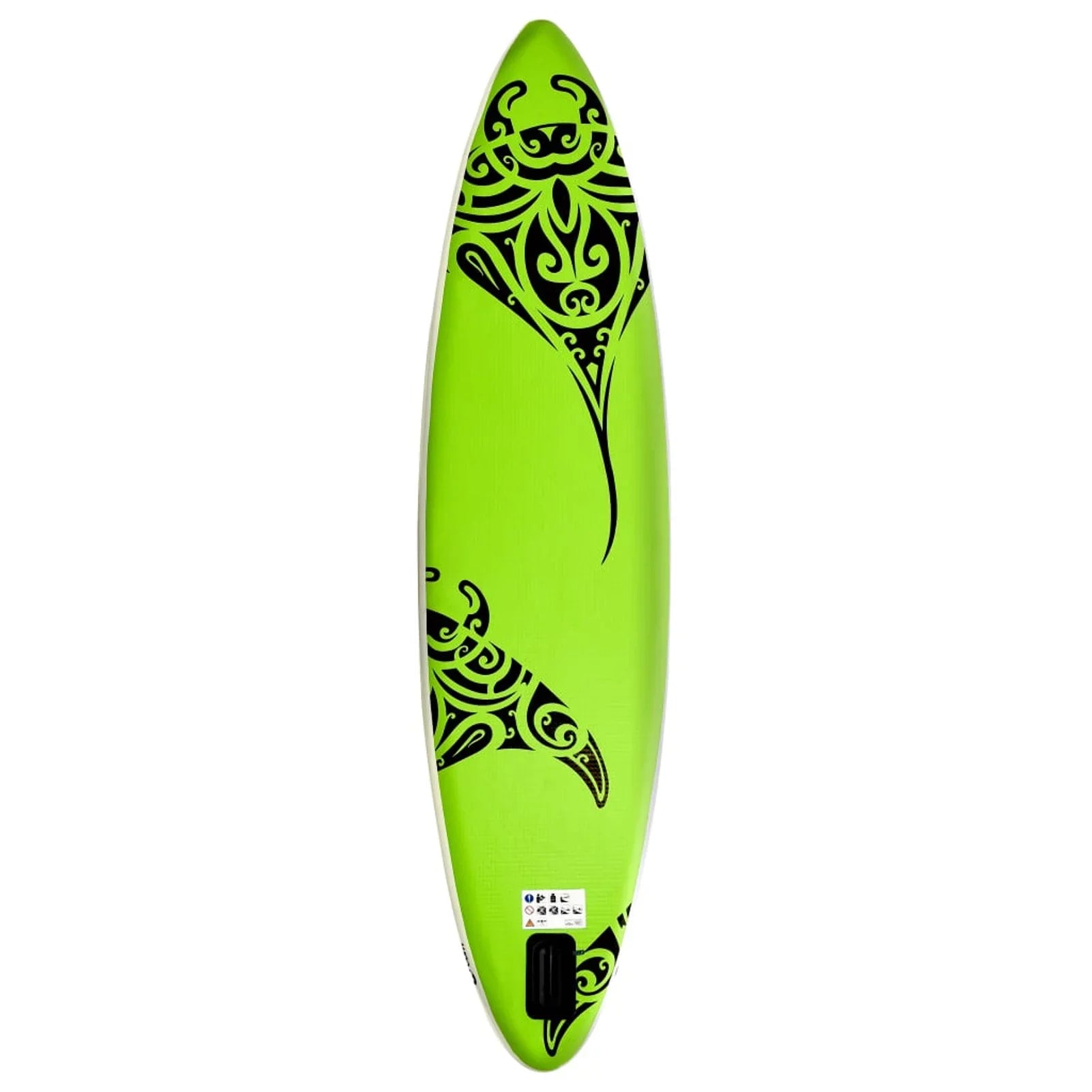 Walmeck Inflatable Paddleboard Set 126"x29.9"x5.9" Green