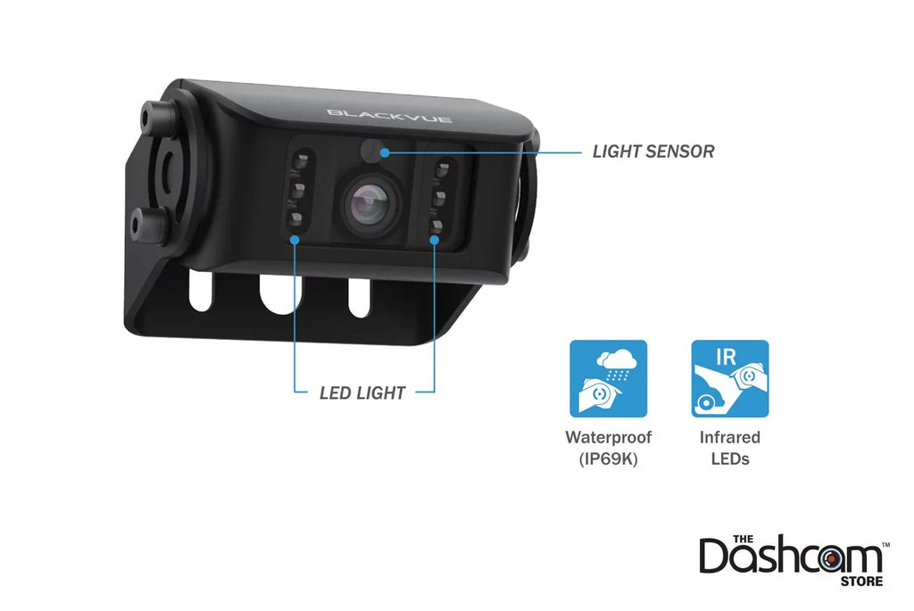 BlackVue DR770X-2CH-TRUCK Front + Waterproof Exterior Dash Cam With 64GB Card | Cloud-Ready 1080p 60FPS GPS & WiFi