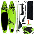 Walmeck Inflatable Paddleboard Set 126"x29.9"x5.9" Green