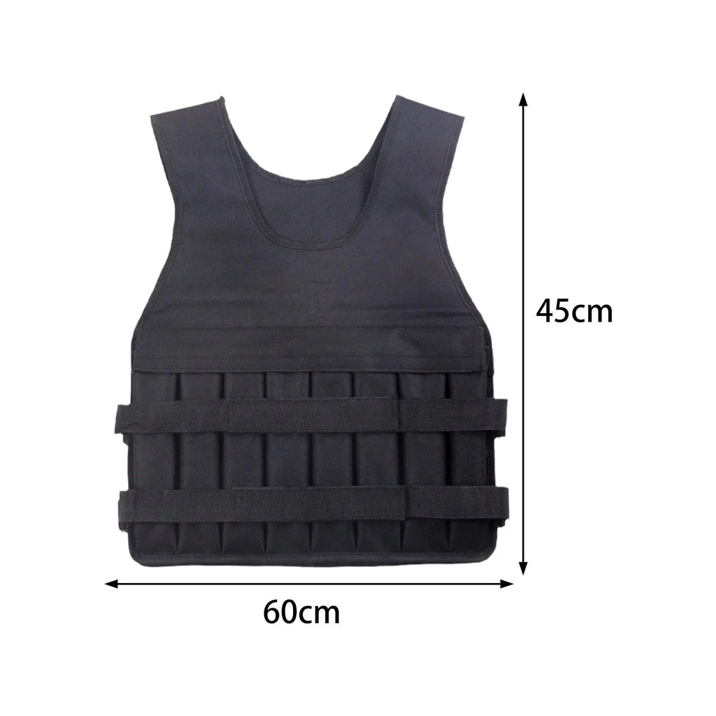 AMLESO Loading Vest Exercise Jacket Boxing Running Gym Fitness 8 Pockets Exercise Slim Design Strength Training Body Weight Vest