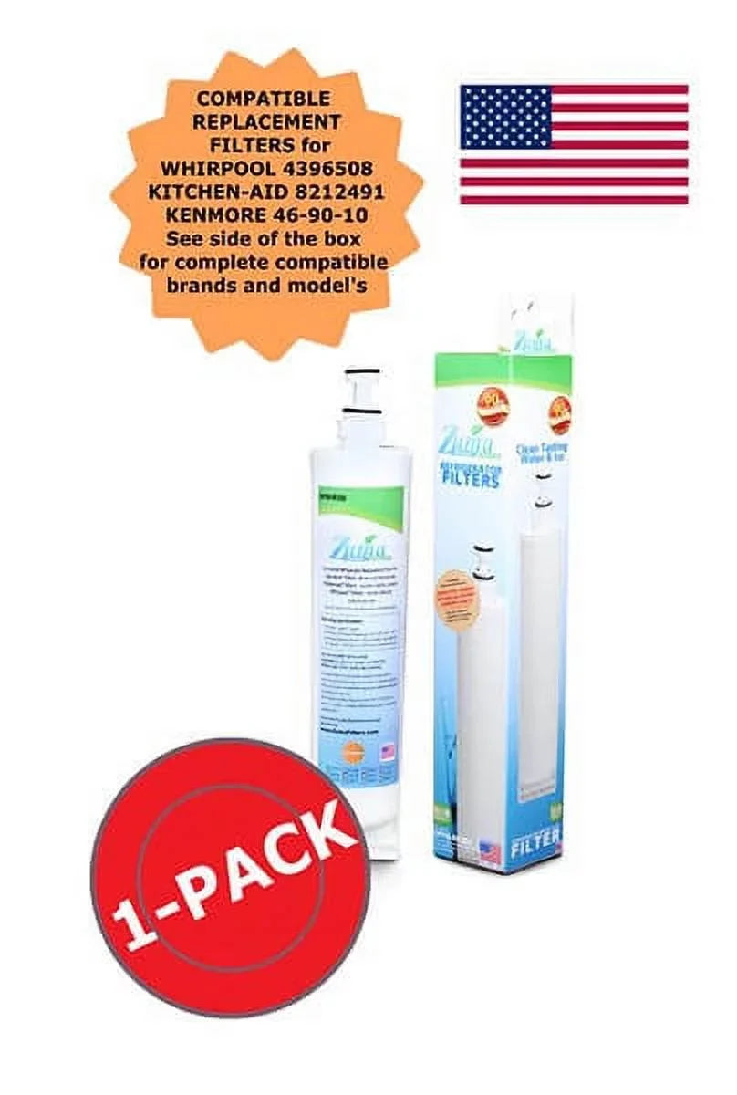 ZUMA Brand , Water and Ice Filter , Model # OPFW-RF300 , with Whirlpool® 4396510 - 1585 - Made in U.S.A.