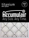 Accumulair Titanium 14x20x1 Allergen Reduction Air Filters (4 Pack)