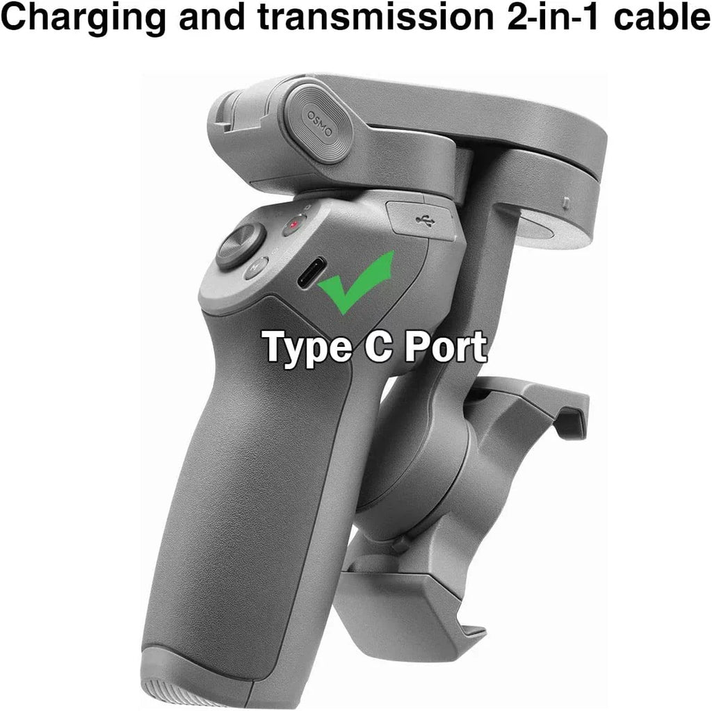 5FT USB C Gimbal Stabilizer Adapter Charger Cable DJI OM5, OM4, OM4 SE, OM3,OSMO 5, Mobile 3, Ronin-SC, Ronin-S, RS