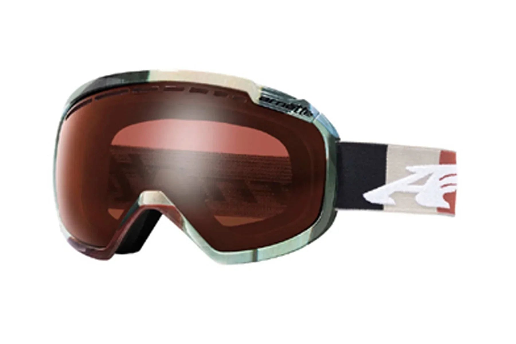 Arnette Skylight Snow Goggles AN5004 - Oil Blocks w/ Burnt Rose Lens