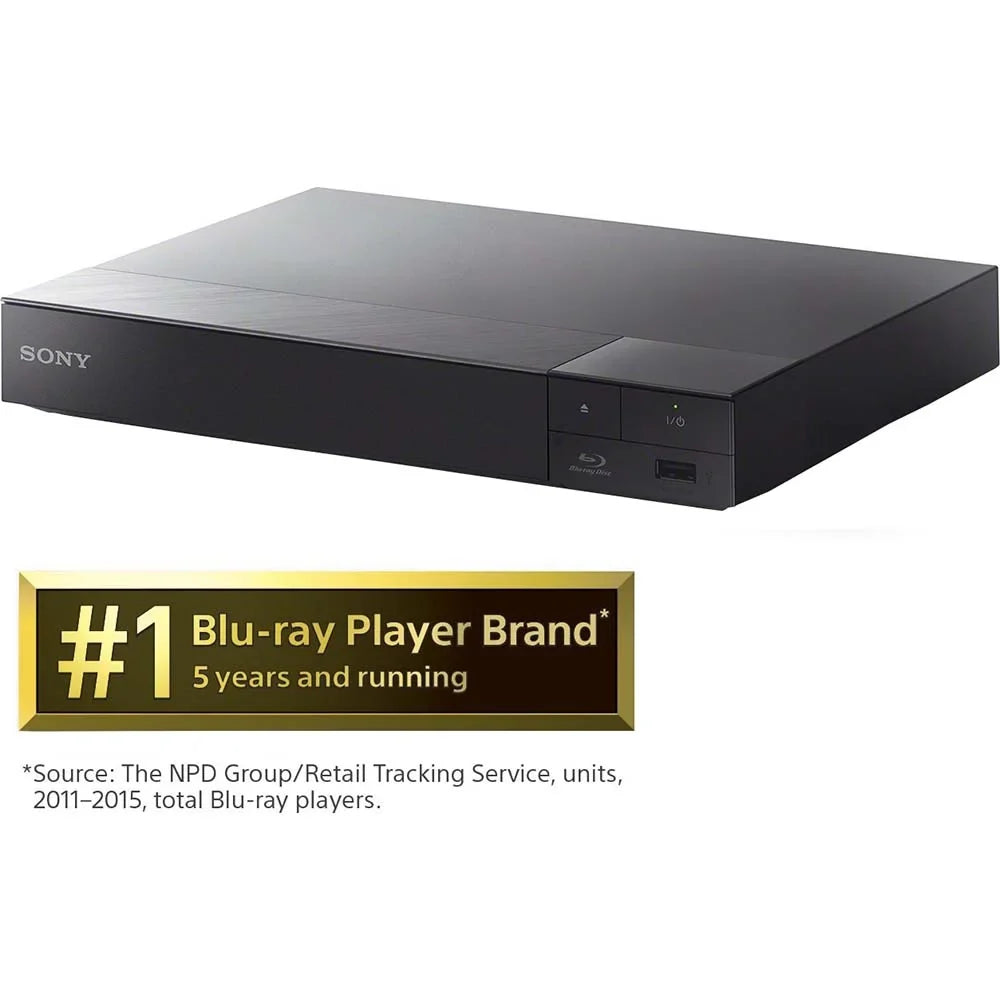 Sony BDP-S6700 4K Upscaling 3D Streaming Blu-ray Disc Player Bundle with Deco Gear 6FT HDMI Cable, Microfiber Cleaning Cloth, Deco Essentials Laser Lens Cleaner & 1 Year CPS Enhanced Protection Pack