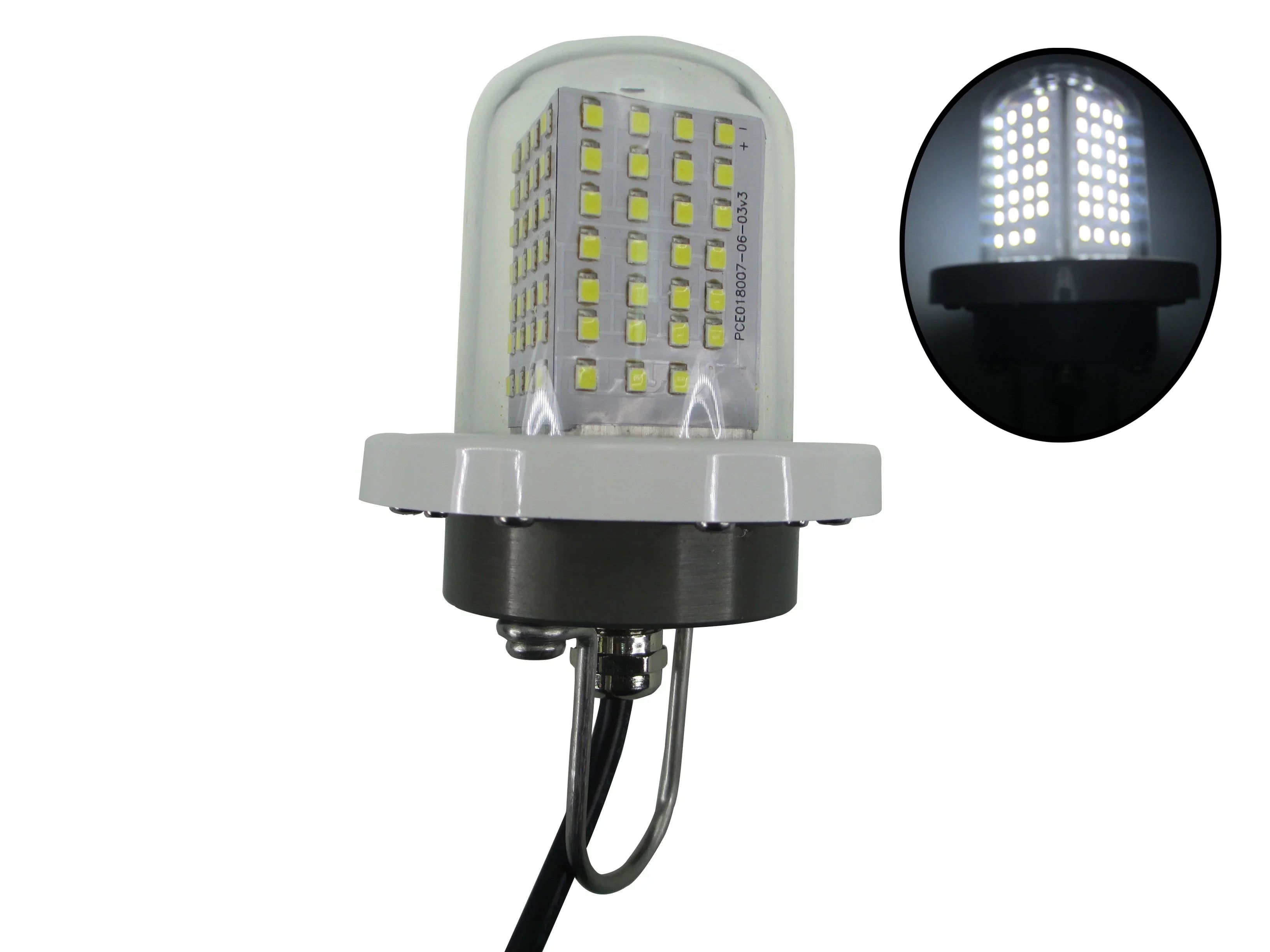 Pactrade Marine Craft LED White Underwater Submersible Night Fishing Light 5" IP68