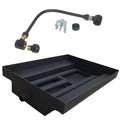 21 in. Powder Coated Burner Island Kit, Natural Gas
