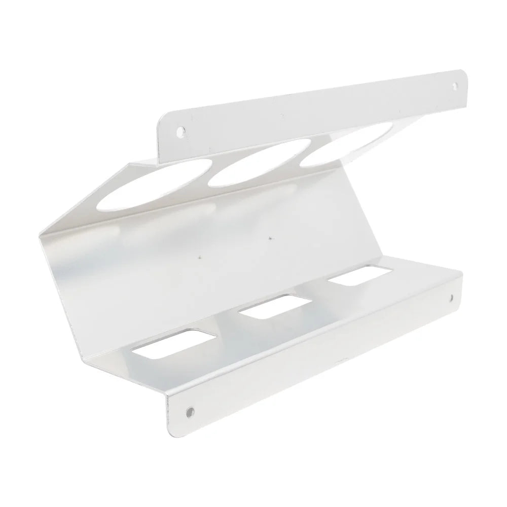 Extreme Max 5001.6254 Wall-Mount Aluminum Aerosol Storage Shelf Enclosed Trailer Shop Garage Storage - 3-Can Capacity, Silver