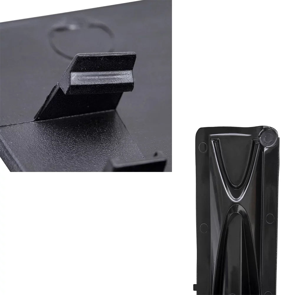 Brock Aftermarket Replacement Driver Left Door Mirror Wrap Paint To Match Gray And Turn Signal Light Set With 2015-2021 RAM Promaster City SLT/Tradesman SLT
