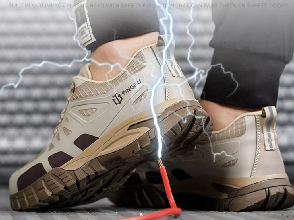 OwnShoe Composite Toe Work Shoes Men Women Insulated Safety Shoes Non-Slip Industrial Sneakers Construction Shoes