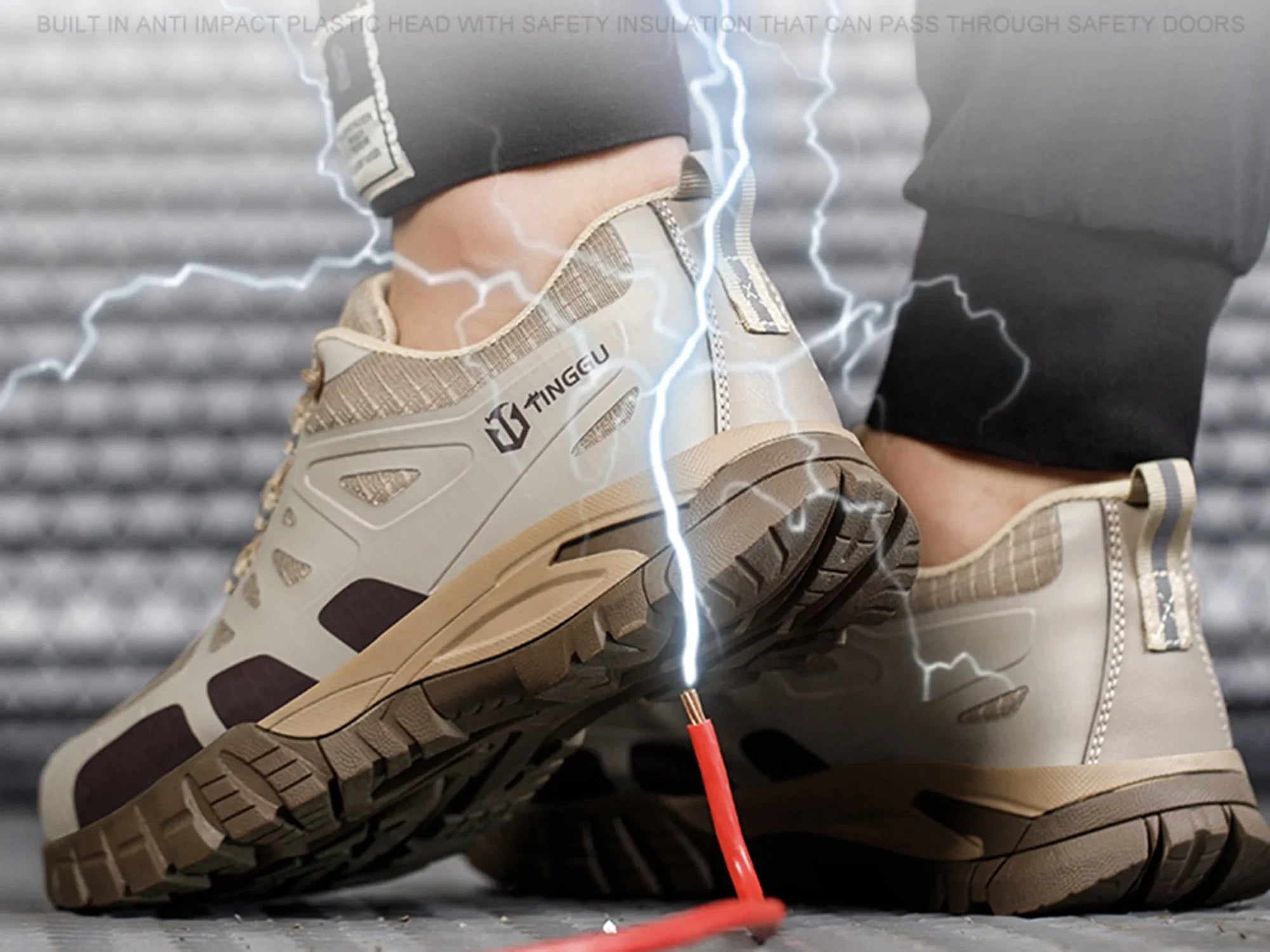 OwnShoe Composite Toe Work Shoes Men Women Insulated Safety Shoes Non-Slip Industrial Sneakers Construction Shoes