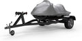 proof Jet Ski Wrap Yamaha EXR 2020 - Silver - High Sun Protection - All - Trailerable - Protects from Rain, Sun, UV Rays, and More! Includes Trailer Straps and Storage Bag
