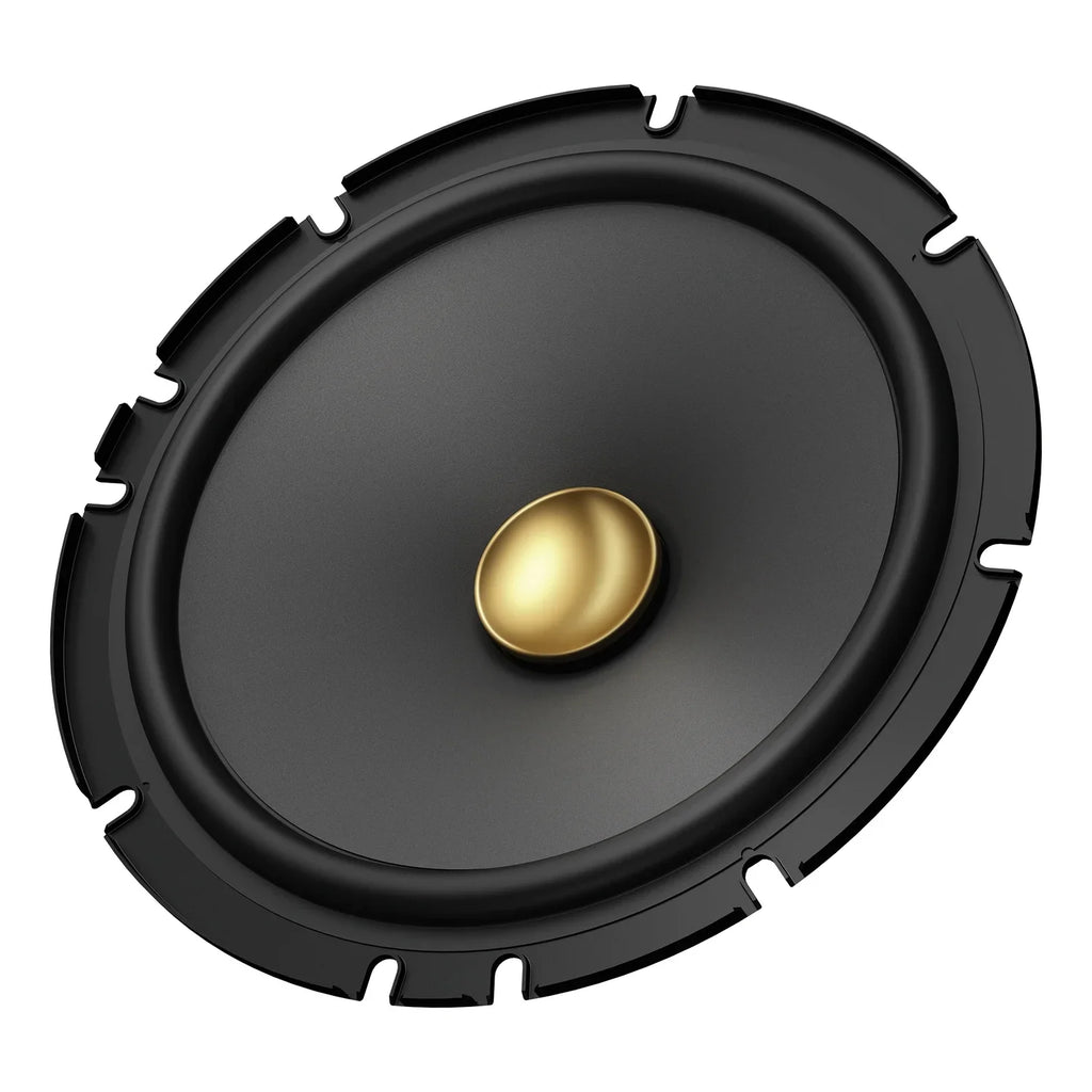 Pioneer TS-A1601C 5-1/4-In. 350-Watt 2-Way Component Speakers Black and Gold, Max Power 2 Pack, TS-A1601C
