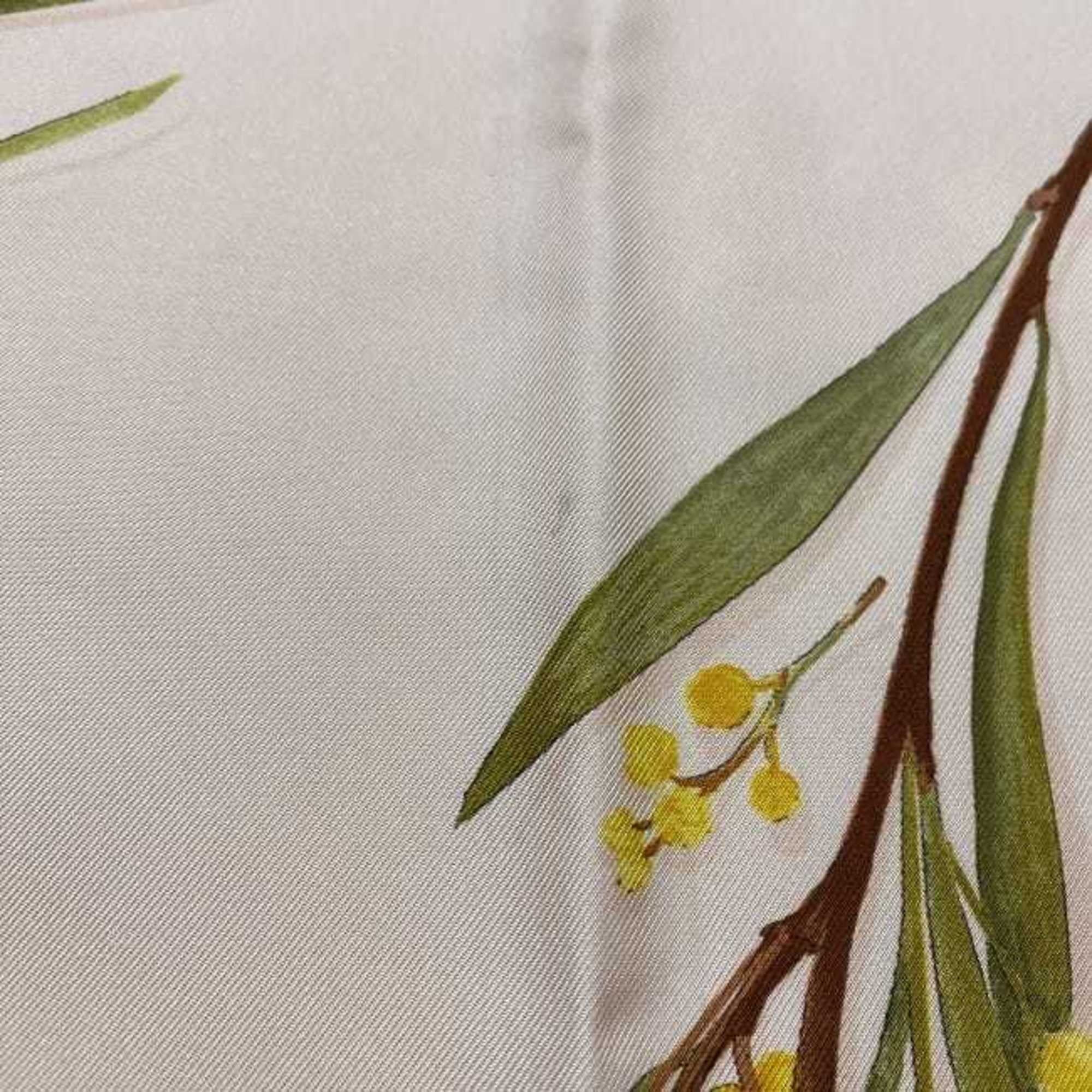 Pre-Owned Salvatore Ferragamo Scarf Pink Yellow 100% Silk Flower Women's Fashion Accessories (Good)