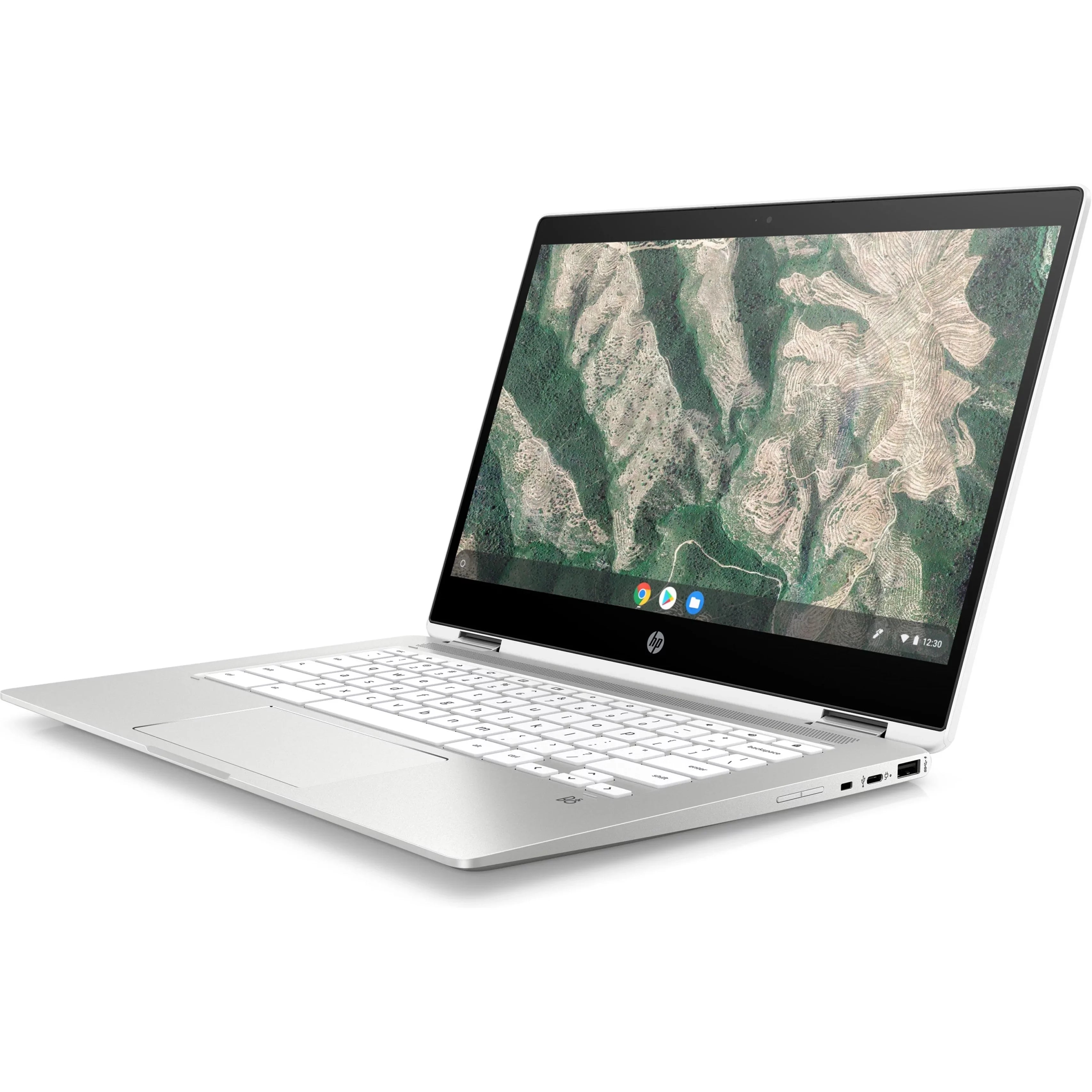 HP Chromebook x360 14b-ca0645cl 14" Touch 4GB 64GB X21.1GHz,Ceramic White (Used)