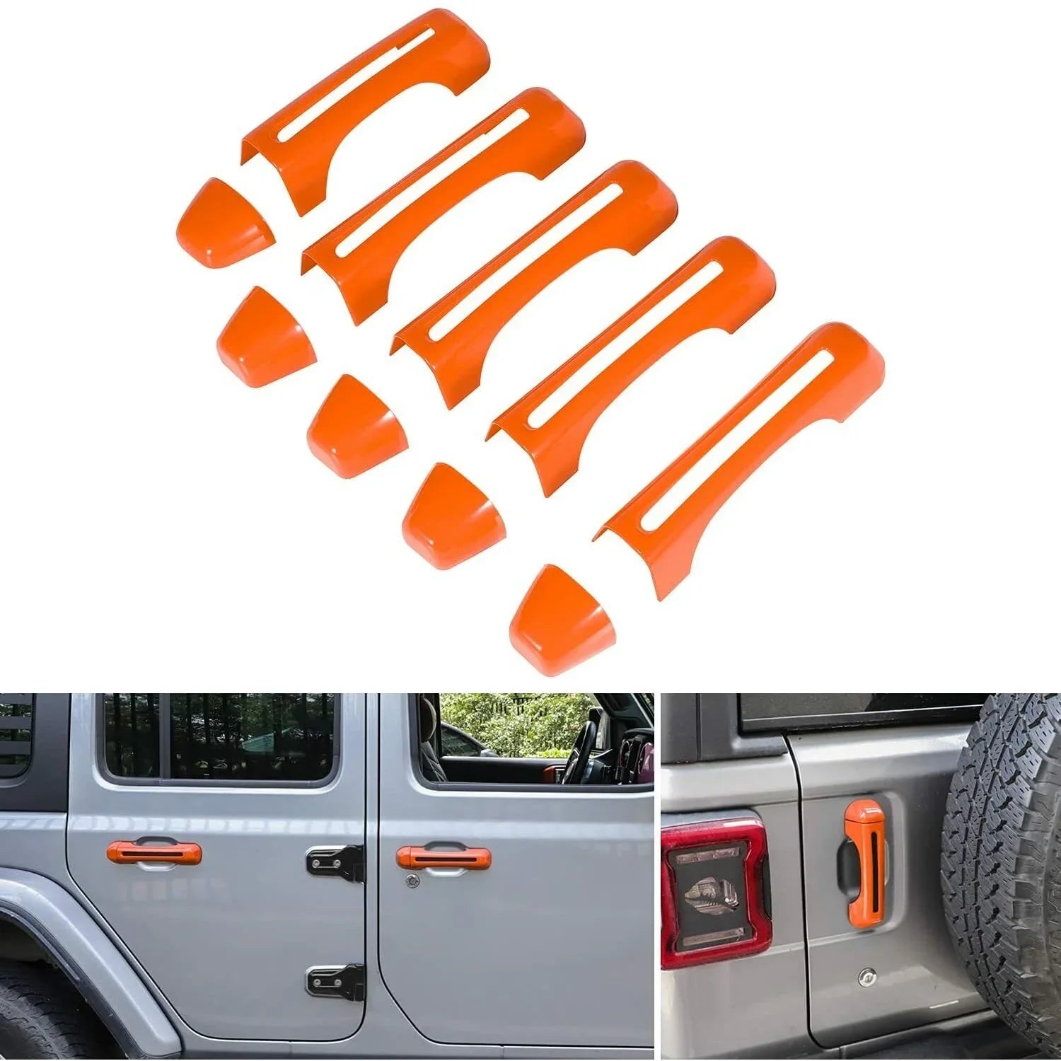 Teledu 10X Door & Tailgate Handle Protection Trim JLU 4Door