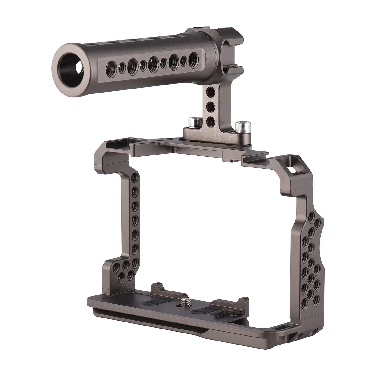 Andoer Aluminum Alloy Camera Cage Kit with Video Rig Handle Grip Replacement Sony A7R III/ A7 II/ A7III