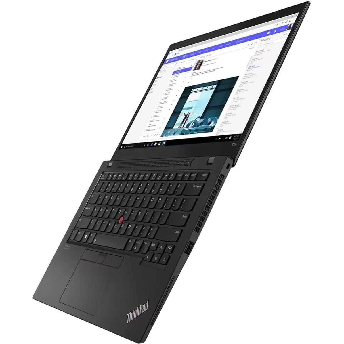Lenovo ThinkPad T14s 14" 4K UHD Laptop, Intel Core i7-1165G7, 16GB RAM, 512GB SSD, Windows 10 Pro, Windows, Storm Gray, 20WM00XUUS