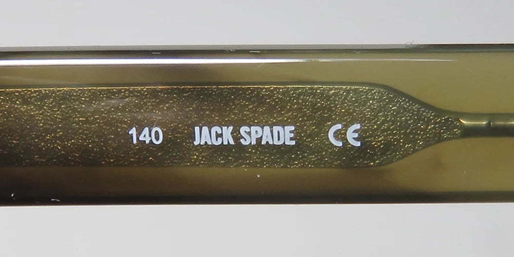 NEW JACK SPADE FREEMAN MENS/WOMENS DESIGNER FULL-RIM STRIATED OLIVE BRAND NAME COLLECTIBLE AUTHENTIC FRAME DEMO LENSES 48-20-140 EYEGLASSES/EYEGLASS FRAME