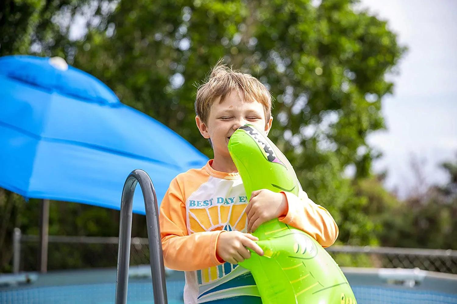 Dazmers | Inflatable Dinosaur Toys Set With Pump - Dinosaur Playset T-Rex