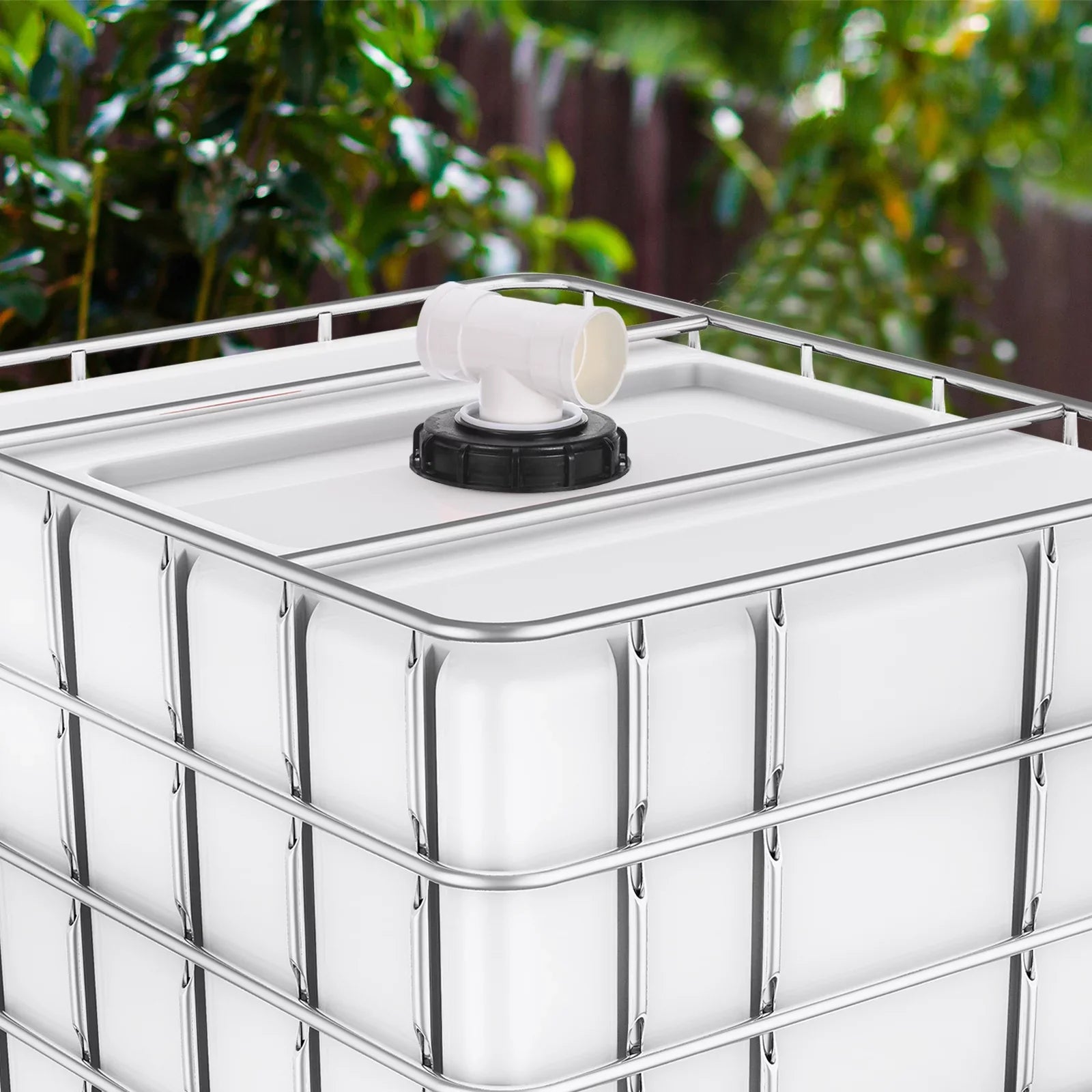 163mm IBC Lid Filter Wrap T-Shaped Rainwater Tank IBC Tote Shield with Washable Nylon Filter