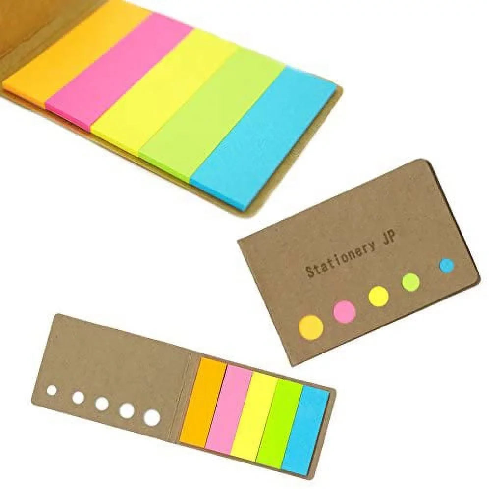 Zebra Techo T-3 Mini Ballpoint Pen Notebook, 0.7 mm, Black Ink, 3-pack, Sticky Notes Value Set