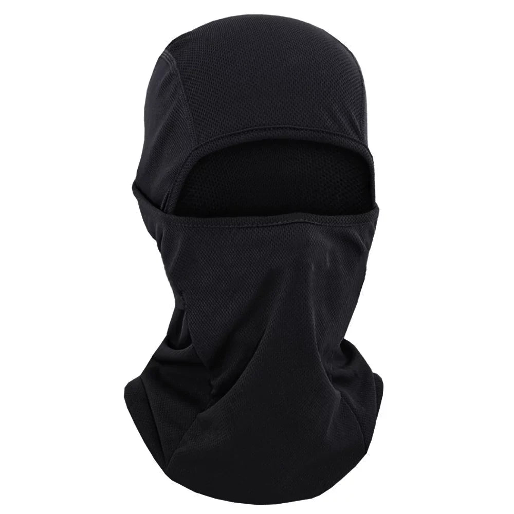 Toptie 45 Pack Black Balaclava Ourdoor UV Sun Protection Hood Mesh Cooling Adjustable Balaclava Men Women-45 Pcs Black