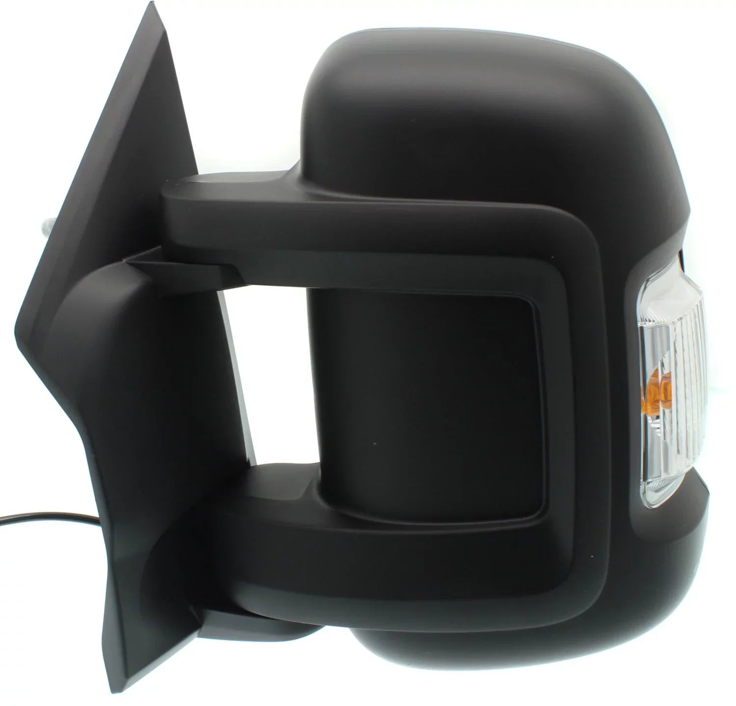 Mirror With 2014-2018 Ram ProMaster 1500 2500 Left Driver Side In-housing Signal Light Textured Black Kool-Vue