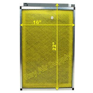 RayAir Supply 16x22 Pristine Air Cleaner Replacement Filter Pads 16x22 Refills (3 Pack)