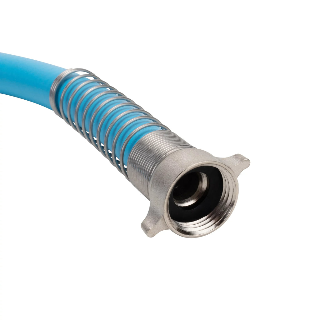 Camco EvoFlex 50-Foot Camper/RV Drinking Water Hose | Lead-Free, BPA-Free, or Phthalate-Free, Blue (22793)