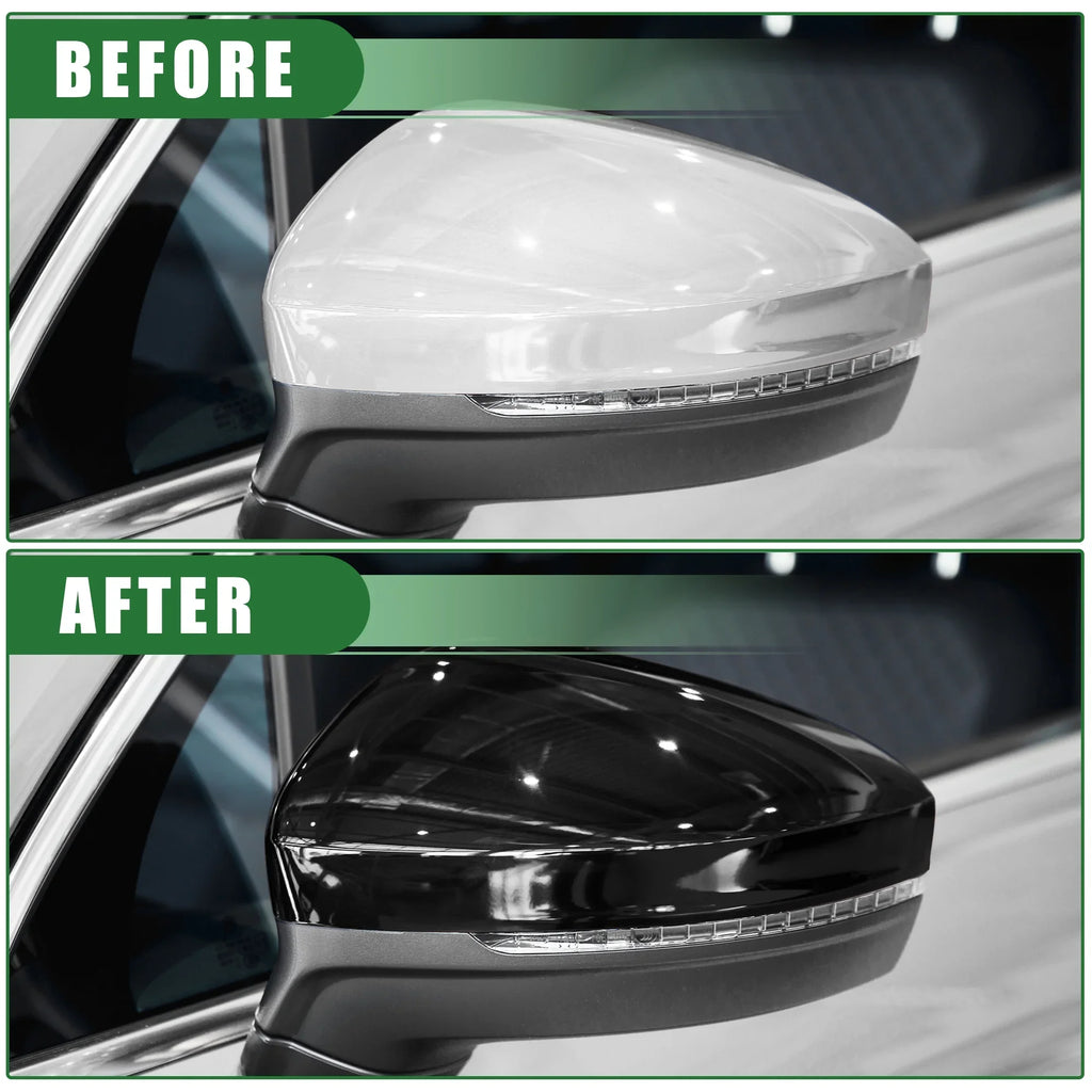 Unique Bargains Side View Mirror Protection Trim Shell Right Side Mirror Cap Replacement Chevrolet Cruze 2017-2019 Black