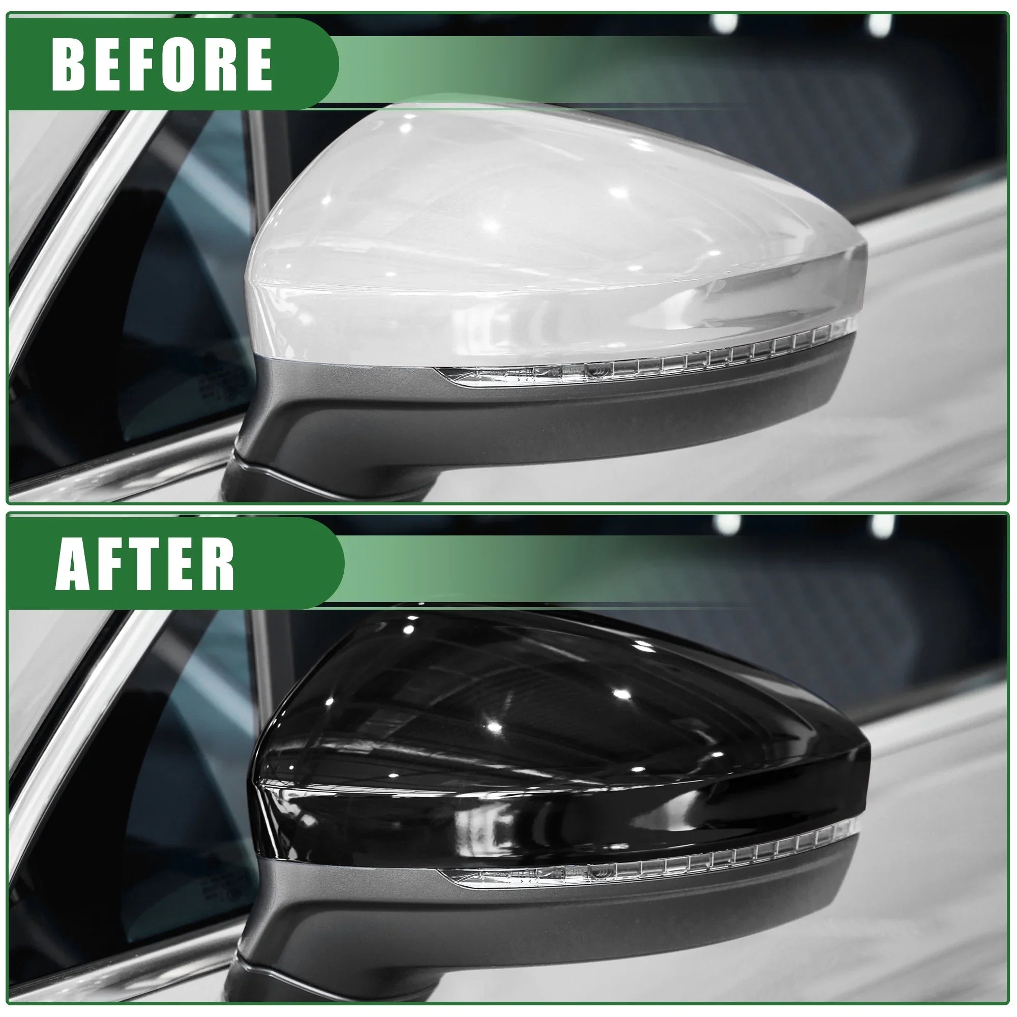 Unique Bargains Side View Mirror Protection Trim Shell Right Side Mirror Cap Replacement Chevrolet Cruze 2017-2019 Black