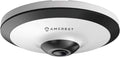 Amcrest 5-Megapixel Fisheye Camera, UltraHD Security PoE Camera Indoor, 1.4mm Lens, 33ft Nightvision, 360° Panoramic Camera Protection Cloud and MicroSD Recording, IP5M-F1180EW (White)