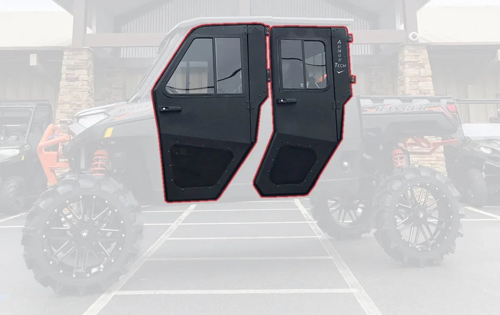 Fits Polaris 19-23 Ranger Crew 1000XP 1000 XP Steel Doors Only Cab Enclosure