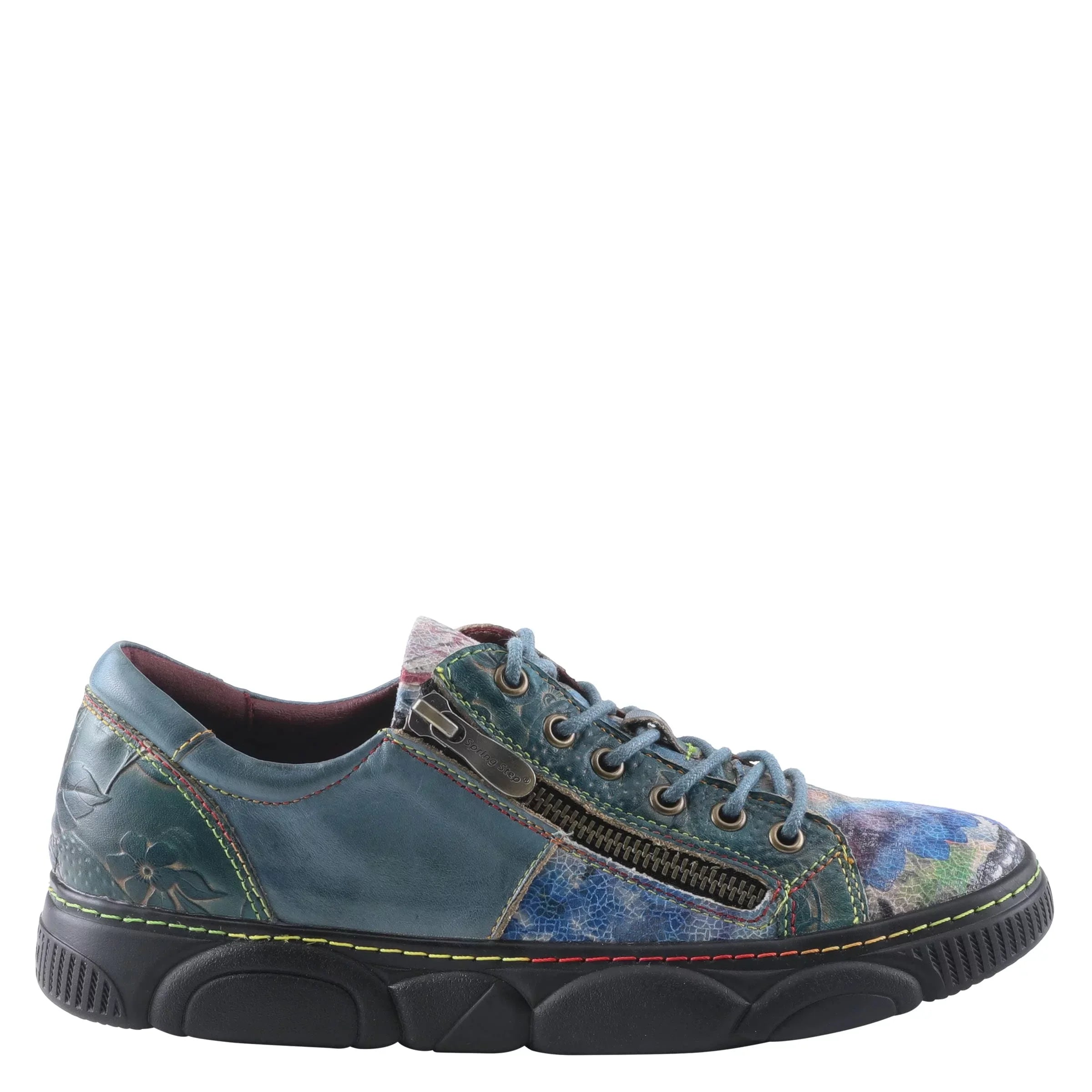 Spring Step L`Artiste Women's Danli-Bloom Sneaker Blue Multi EU 35 / US 5