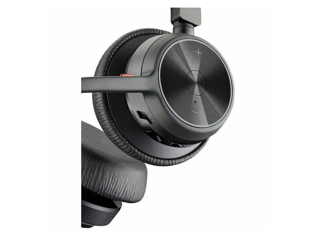 Poly VOYAGER 4300 UC 4320 Headset - Stereo - USB Type A - Wired/Wireless - Bluetooth - 164 ft - 20 Hz - 20 kHz - Over-the-head - Binaural - Ear-cup - 4.92 ft Cable - Noise Cancelling MicrophoneTAA ...